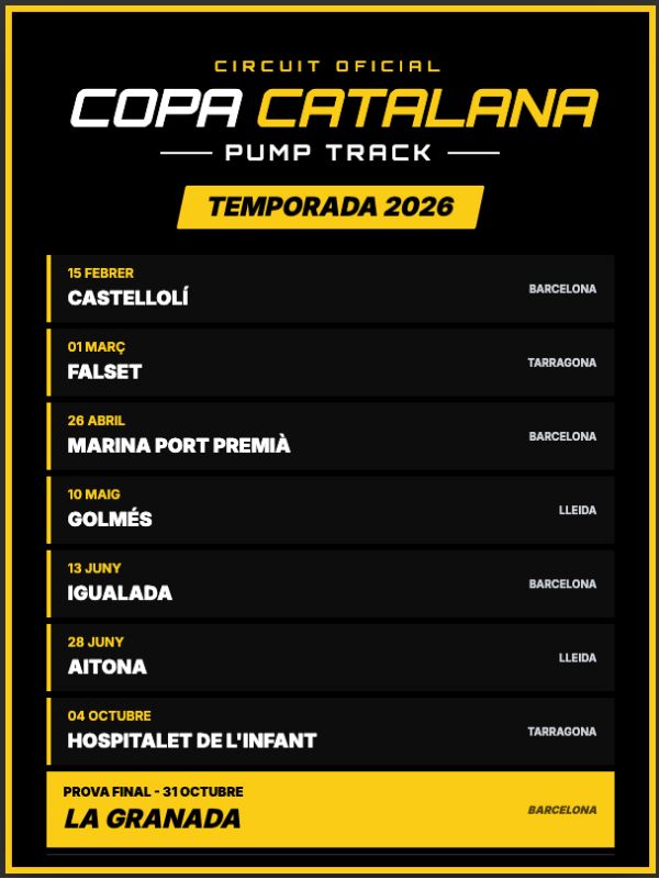 Copa Catalana de Pump Track 2026